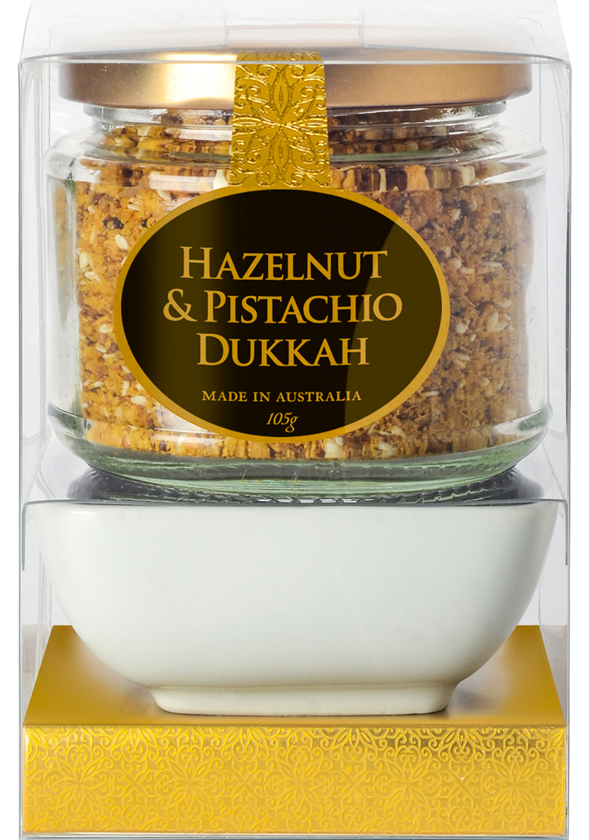 Dipping Bowl Set - Hazelnut & Pistachio Dukkah 105g