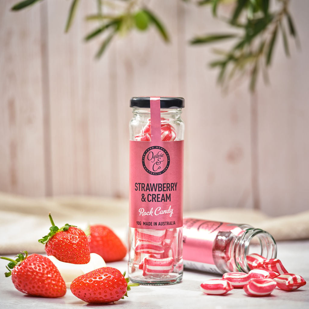 Strawberries & Cream Rock 95g