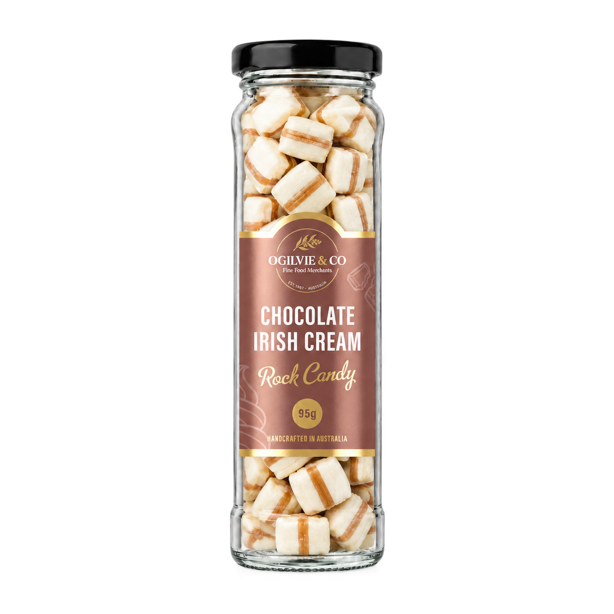 Ogilvie & Co Chocolate Irish Cream Rock 95g