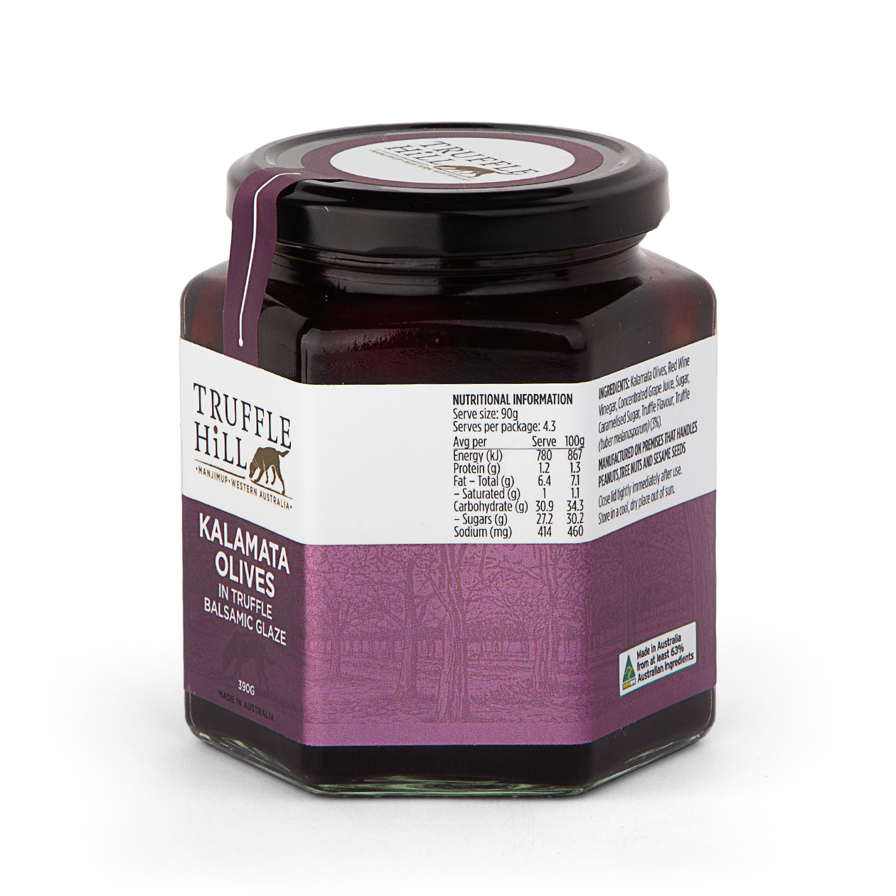 Kalamata Olives in Truffle Balsamic Glaze 390g