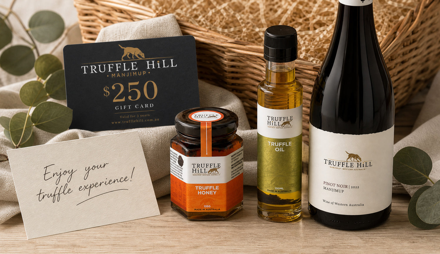 Truffle Hill gift card (gift voucher) — redeemable online and at the Manjimup cellar door